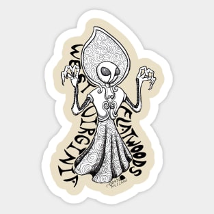 Flatwoods Monster Sticker